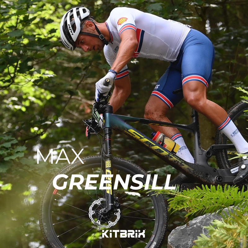 KitBrix Ambassador Max Greensill pictured Mountain Biking wearing his Team GB Cycling Kit