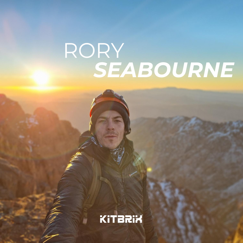 Rory Seabourne, pictured in the mountains