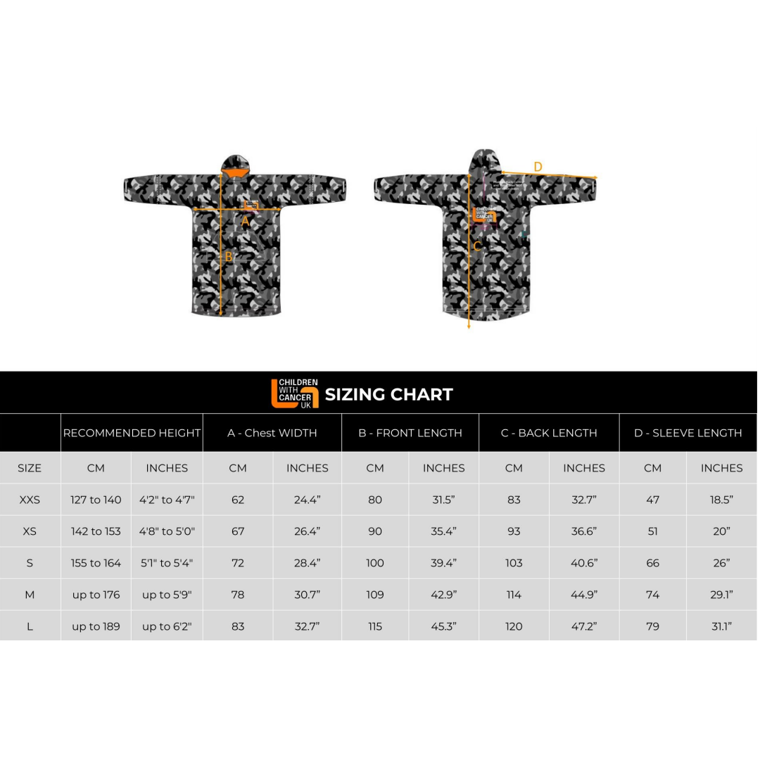 A waterproof poncho designed for outdoor adventures in the rainy British weather.