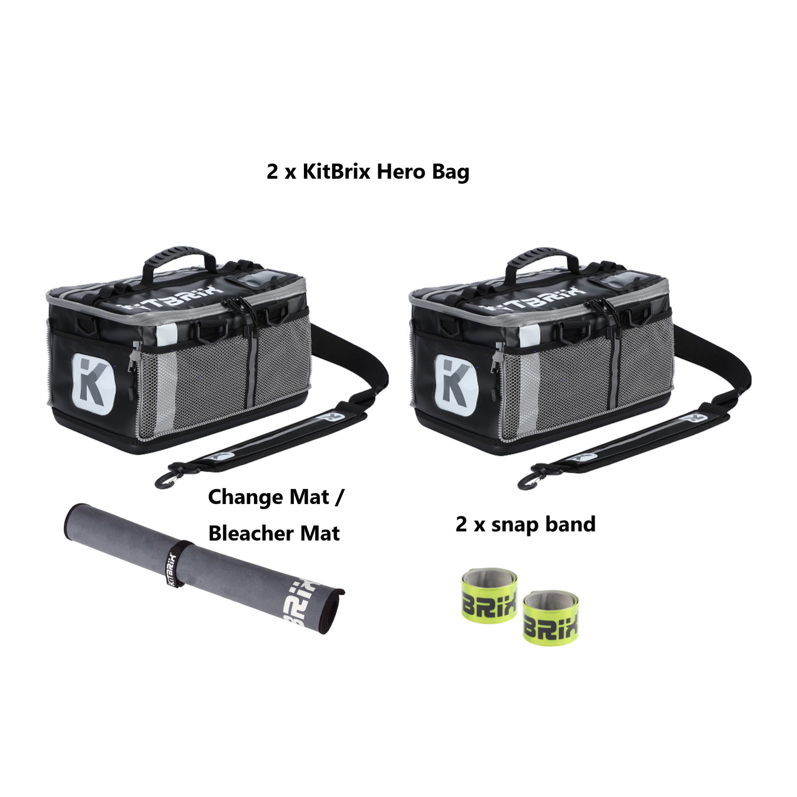 Your best companion triathlon Kit bundle includes transition bag bleacher mat snap band