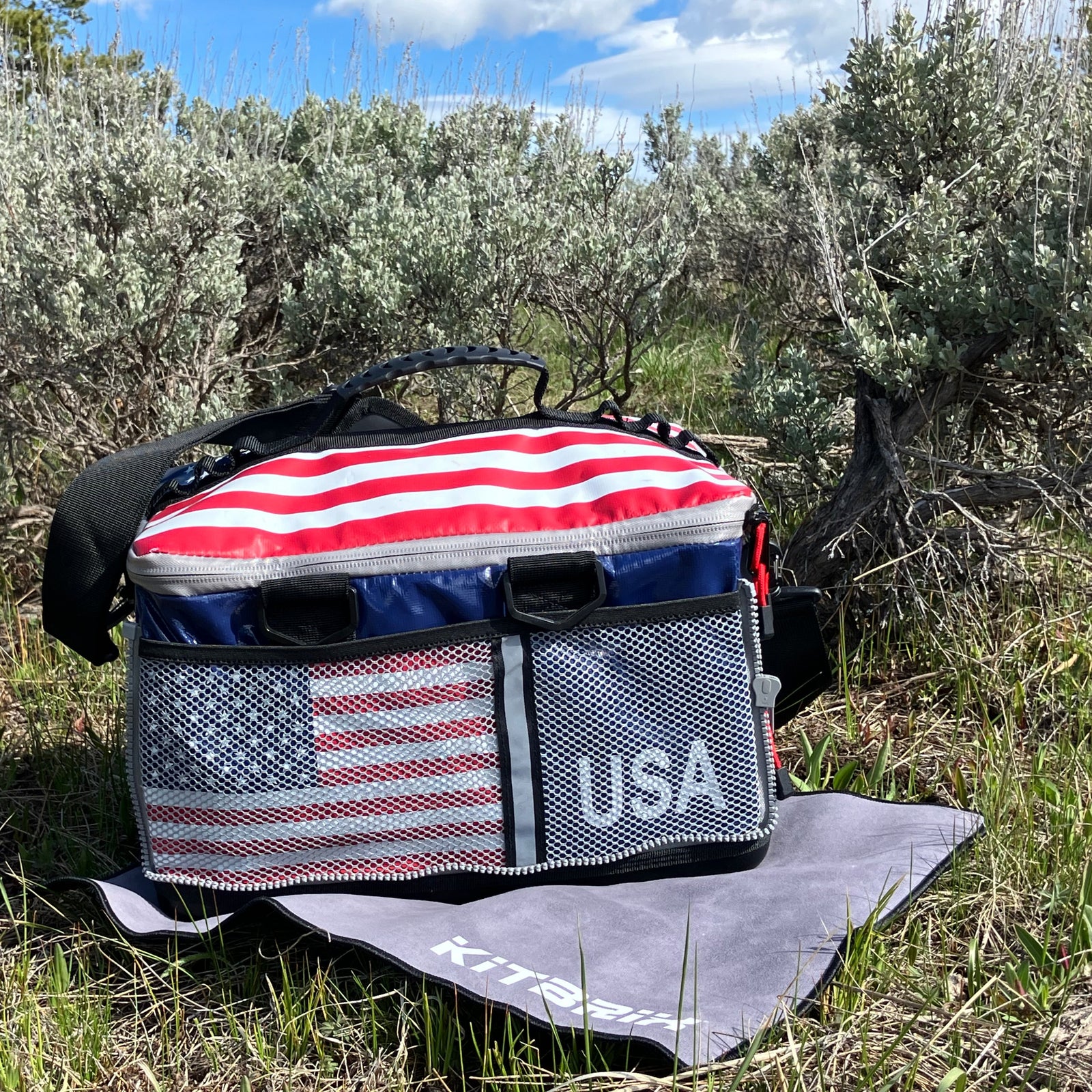 Outdoor transition bag and change mat