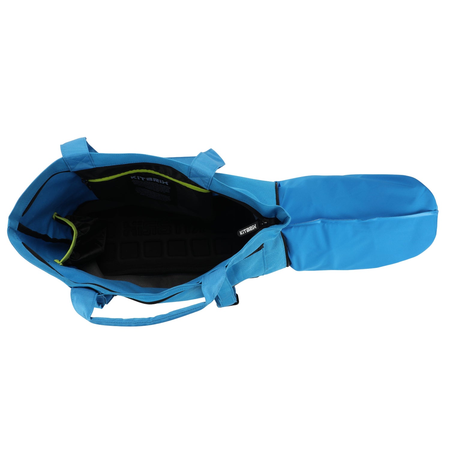 Waterproof tote bag with a rugged base, ideal for carrying wet swimming gear and essentials