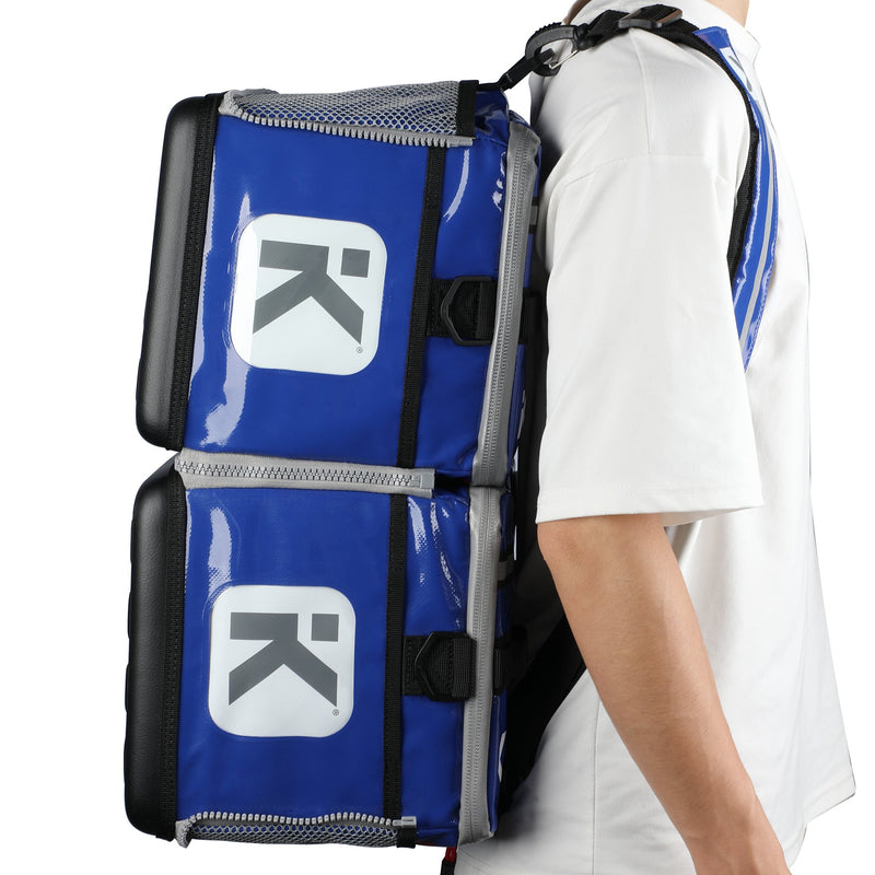 blue kitbrix backpack double