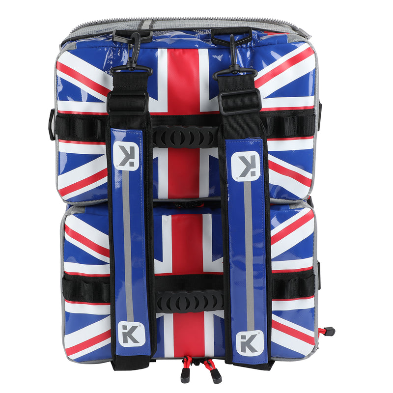 Double zip kit backpack