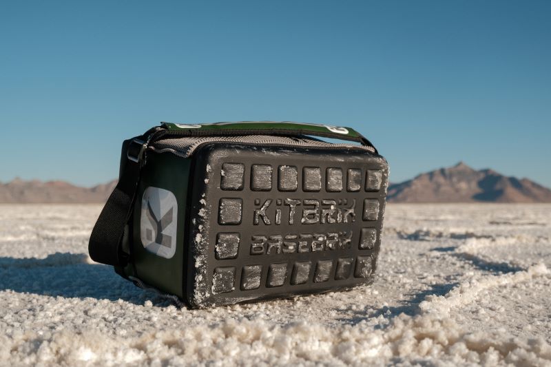 The KitBrix BaseBrix™ pictured on the Utah Salt Flats