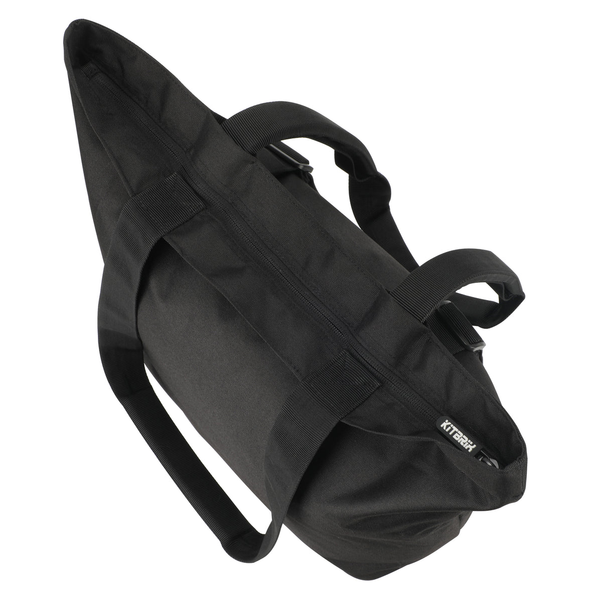 Perfect for commuters, fitness enthusiasts, or anyone needing a reliable and stylish carry-all bag. Elevate your storage game with the KitBrix Black Big Zipped Totepack!