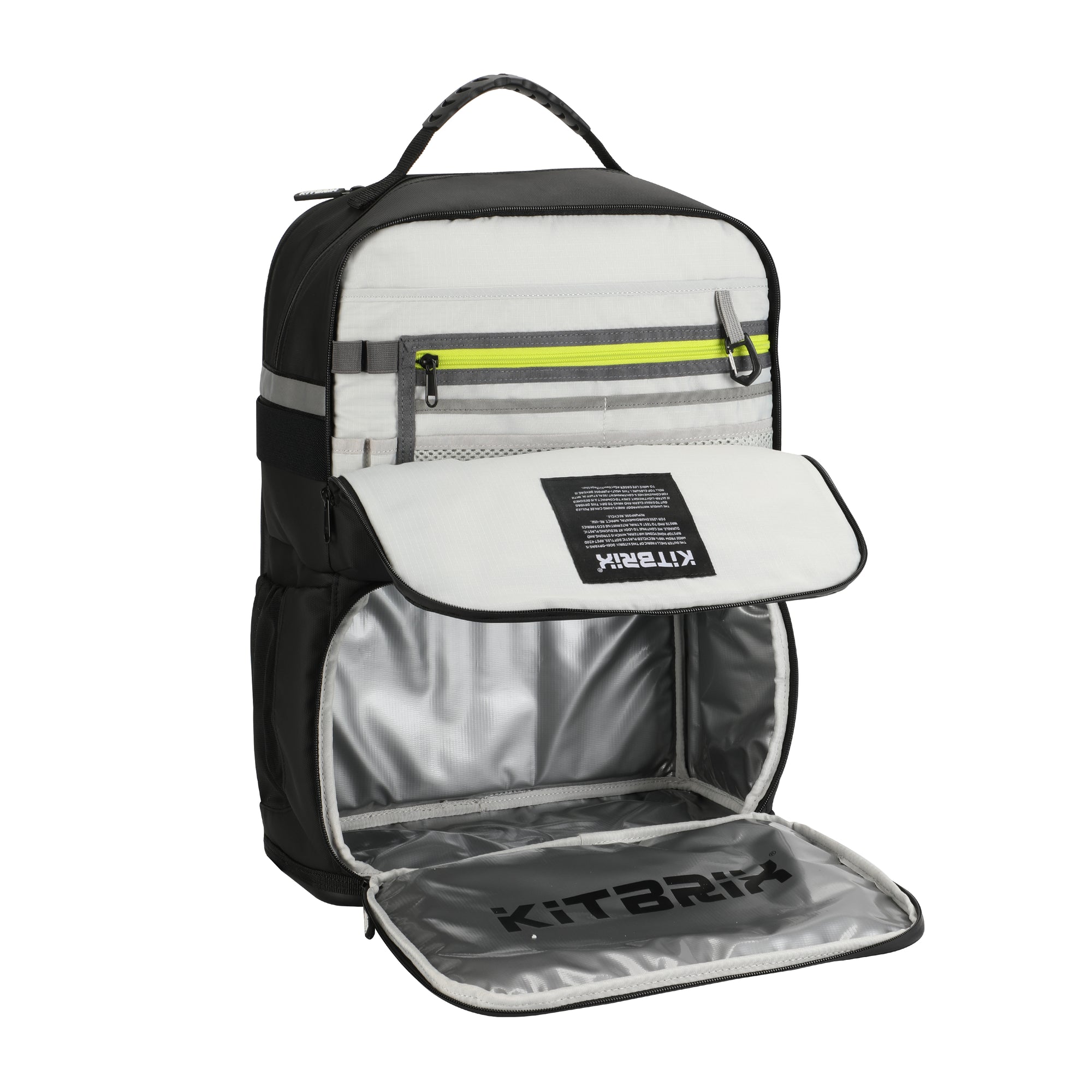CityBrix backpack showcasing robust fabric and waterproof base.