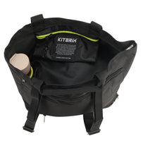 With 24L capacity ( open ) and a choice of storage compartments for both wet, dry and valuable items, the TotePack ensures you can #Getyourkittogether with style and ﬂexibility.