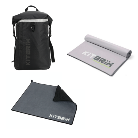 Lightweight Commuter Bundle including  backpack transit mat and towel