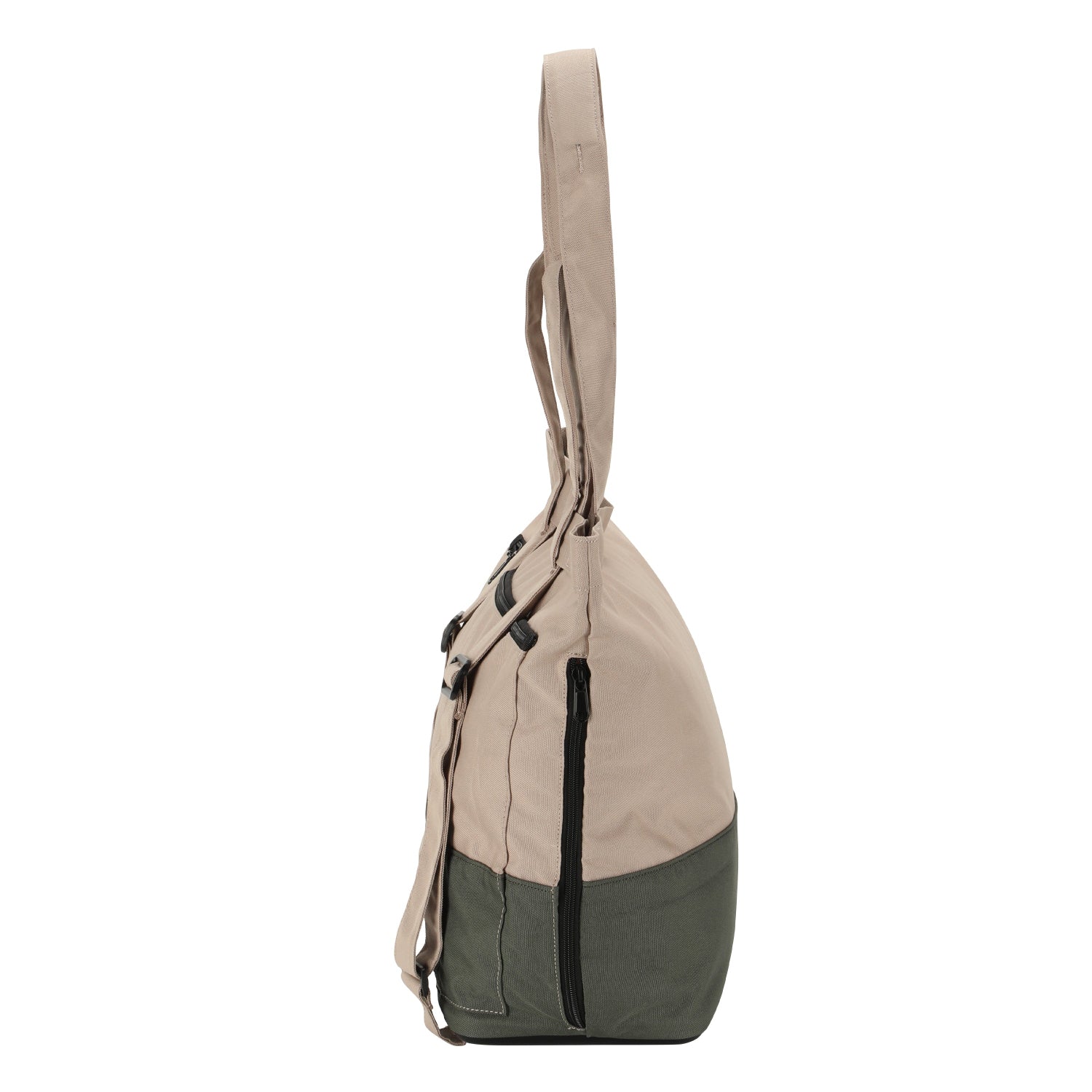 Tote backpack featuring a built-in wet and dry pocket, perfect for storing gym gear or wet clothes separately