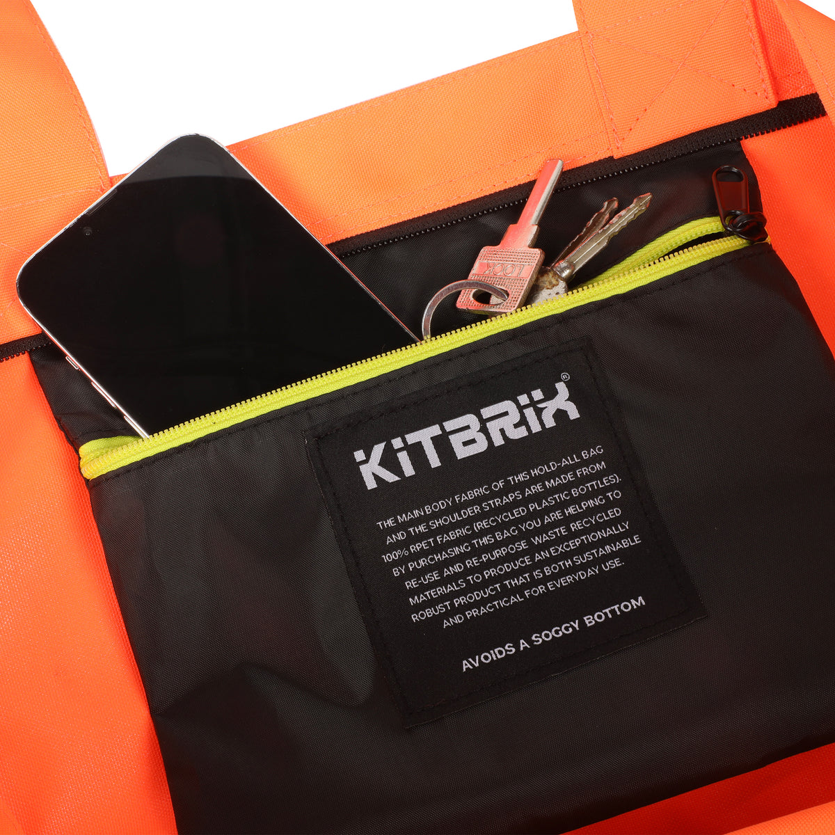 Discrete secret pocket inside the tote bag, perfect for keeping your essentials safe and out of sight