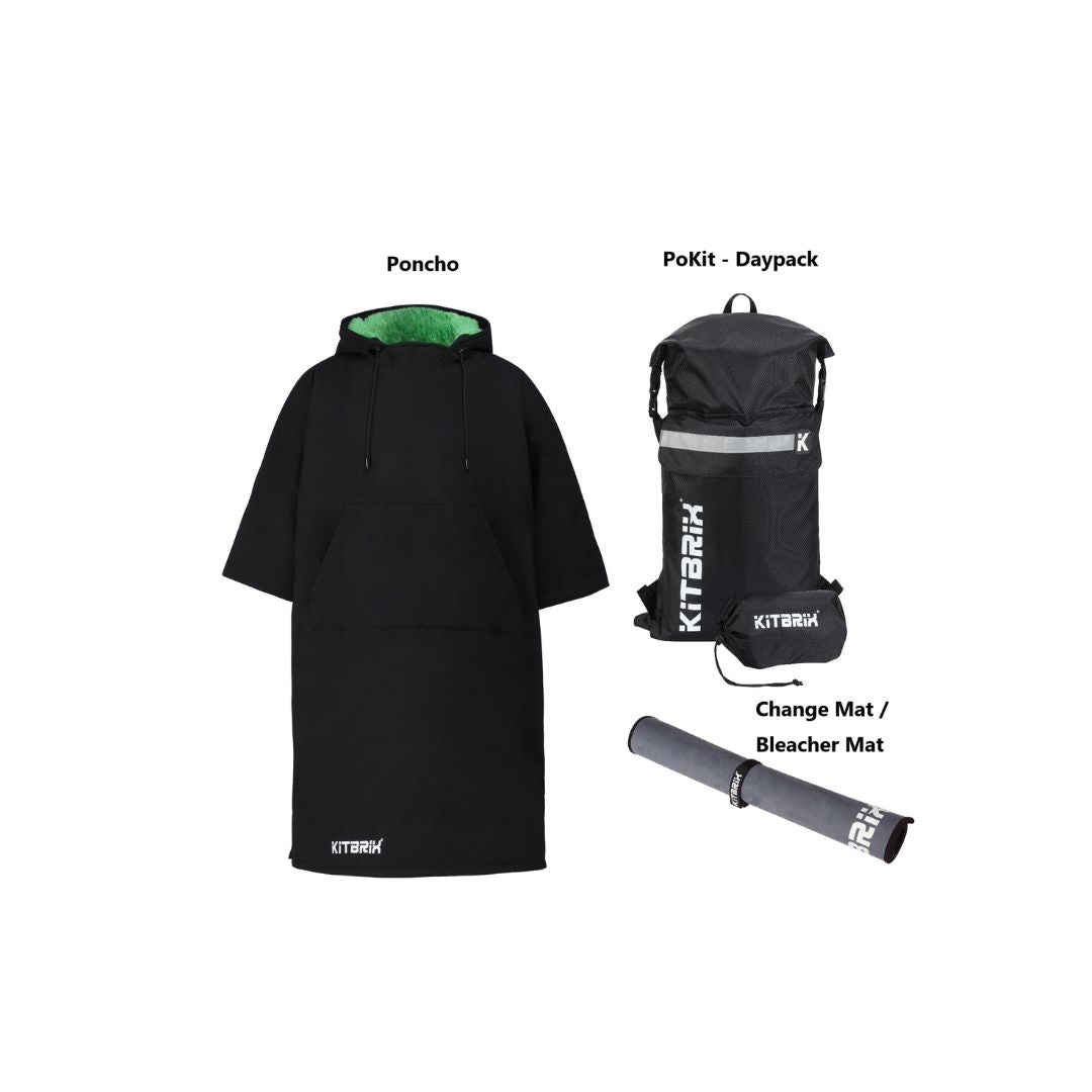 sport bundle including poncho daypack change mat bleacher mat