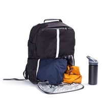 CityBrix bag featuring durable fabric and practical gym locker section.