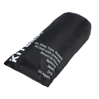 Front view of DobiPak dry bag, showcasing its compact and portable design for separating wet and muddy items.