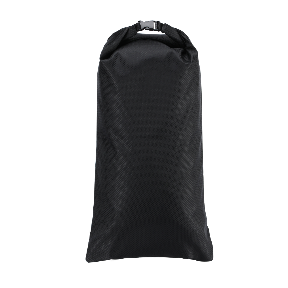 Close-up of Dobi's zipper and roll-down mechanism, emphasizing its secure closure and durability.