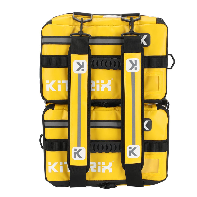 Double Zip Kit Bag Yellow