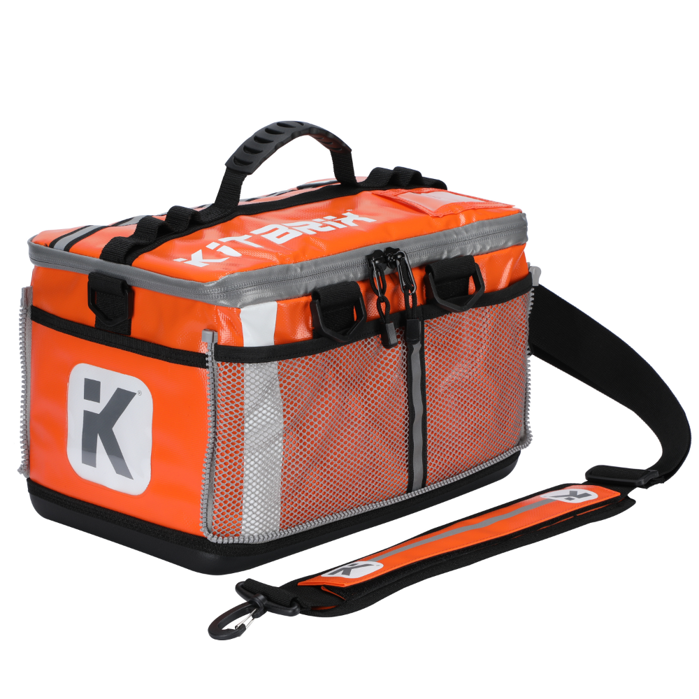orange kitbrix bag